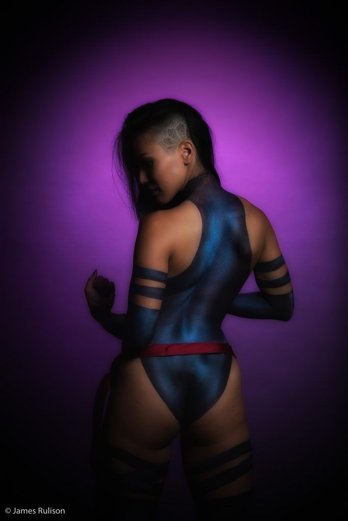 Psylocke Painted Perfect